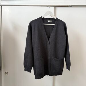 Fendi Men's Grey and Black Cardigan